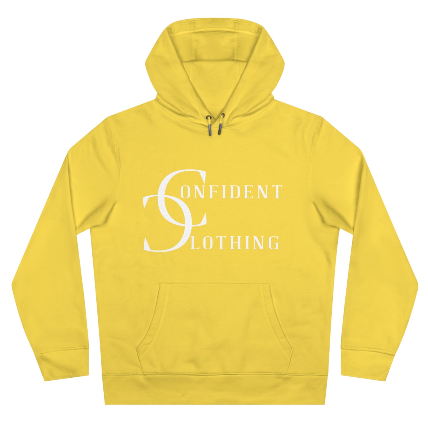 (hoodie unisex) multi-color Confident Clothing Luxury Hooded Sweatshirt (wcc white logo)