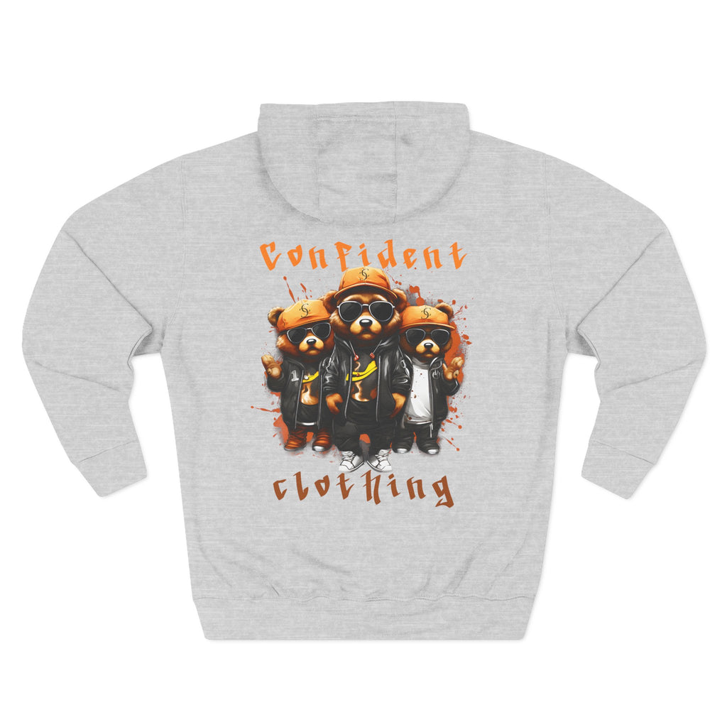 Confident Clothing Raccoon Crew Fleece Hoodie