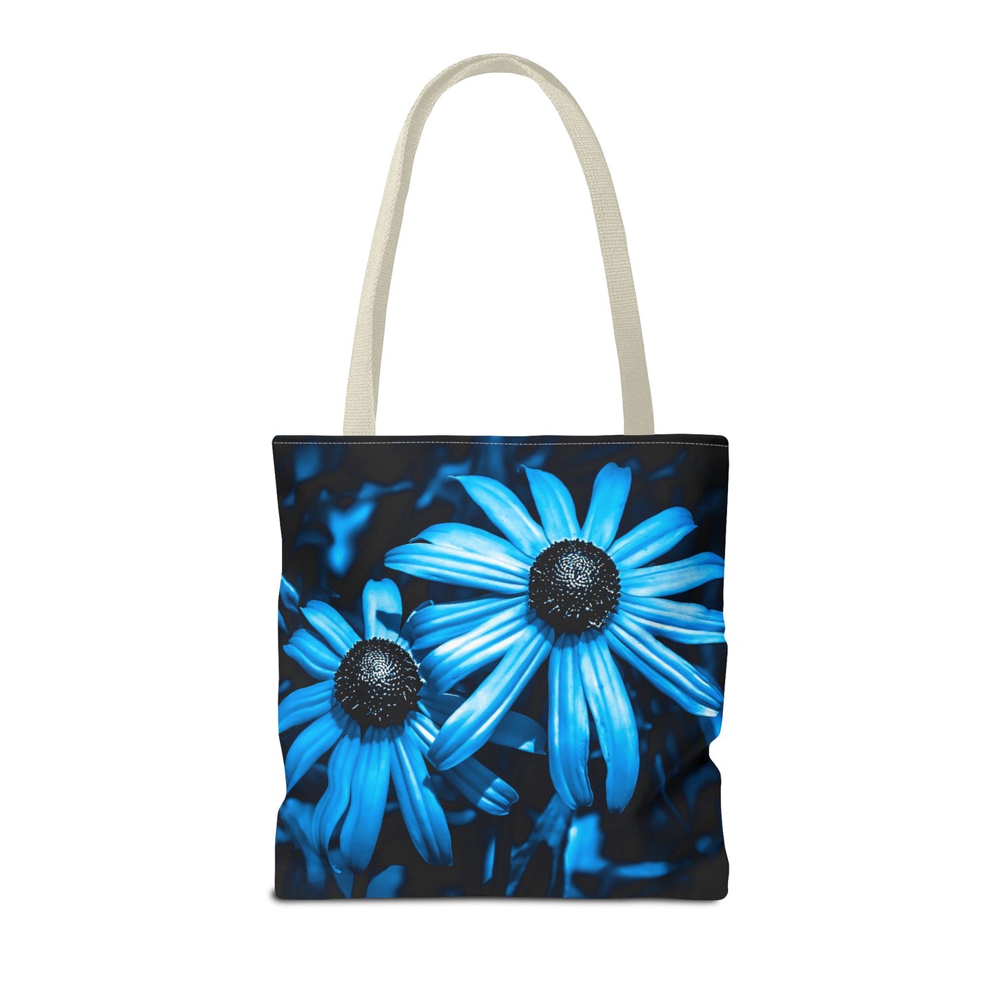Turquoise Sunflower Tote Bag