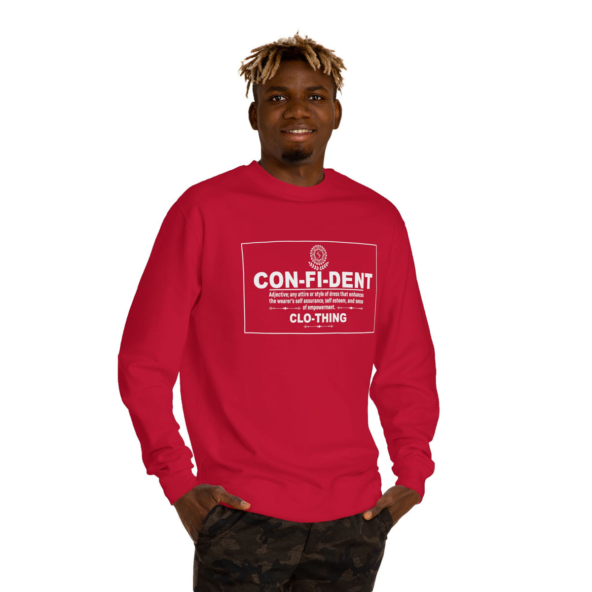 2.3 Confident Clothing Unisex Crew Neck Sweatshirt