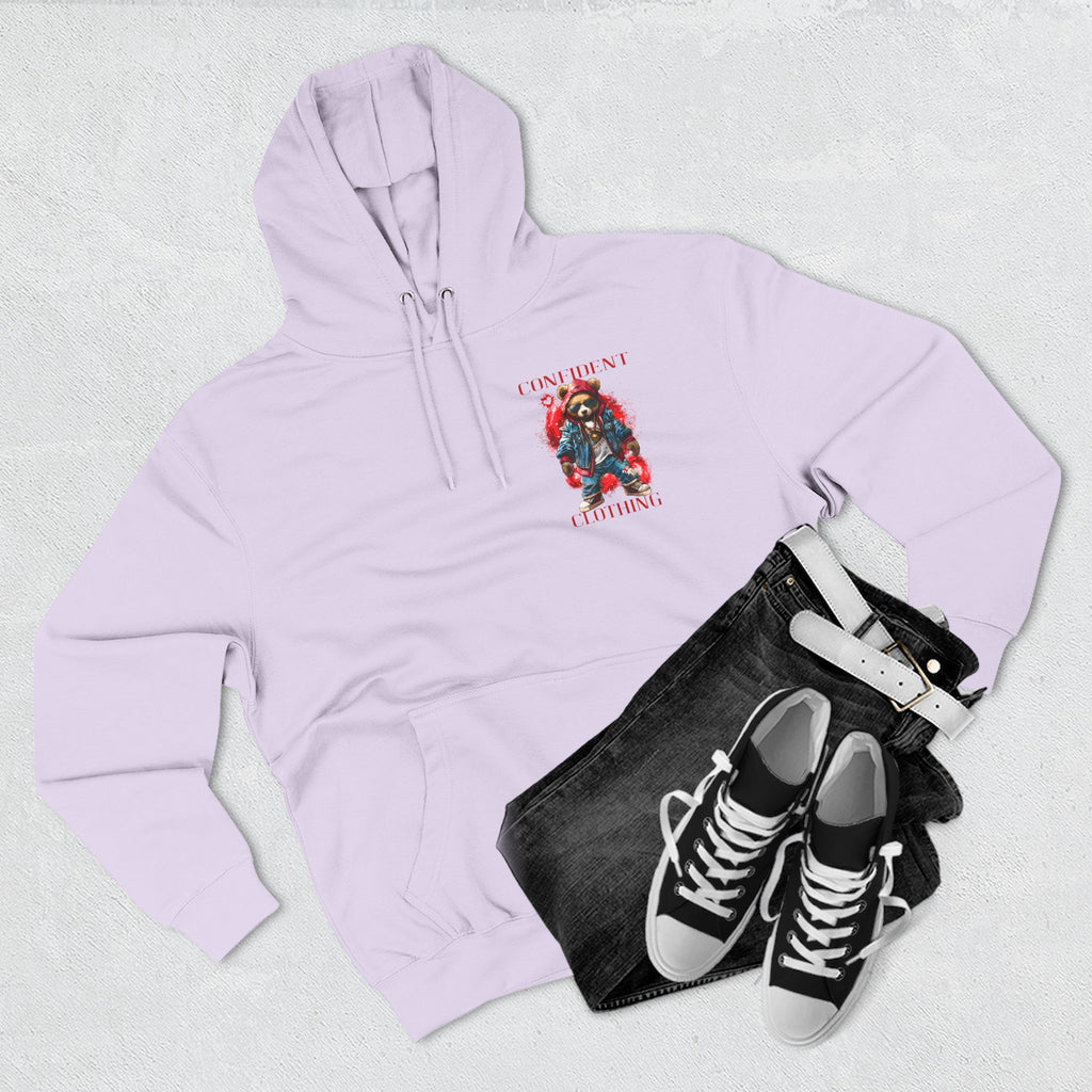 Confident Clothing Galaxy Bear Graphic Hoodie