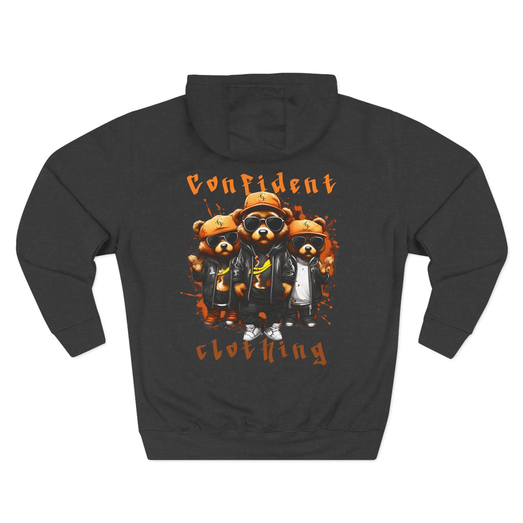 Confident Clothing Raccoon Crew Fleece Hoodie