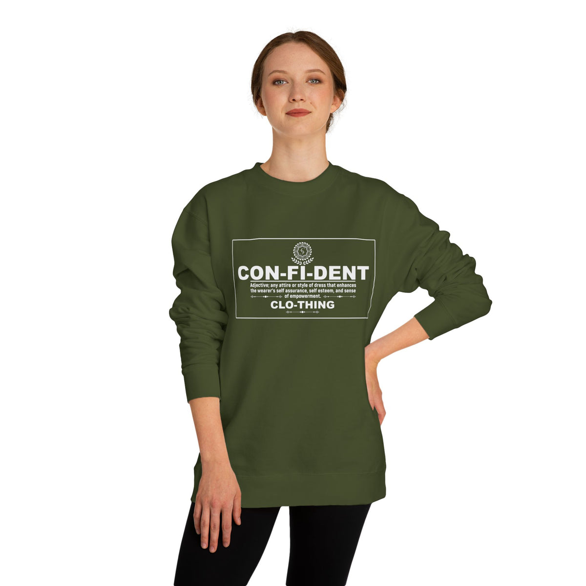 2.3 Confident Clothing Unisex Crew Neck Sweatshirt