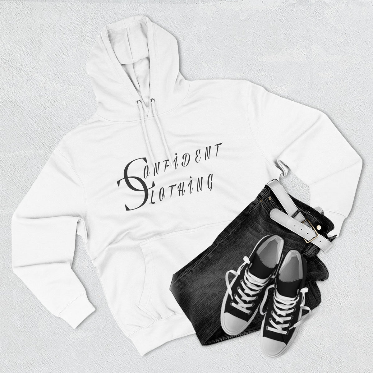 0.3 Confident Slaying Inspirational Fleece Hoodie