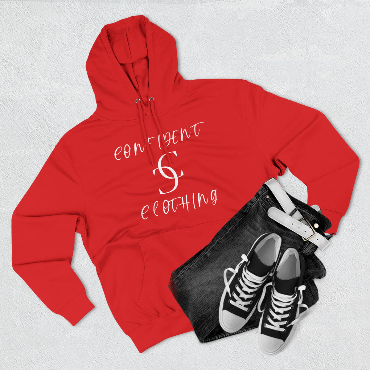 0.4 Confident Slaying Inspirational Fleece Hoodie