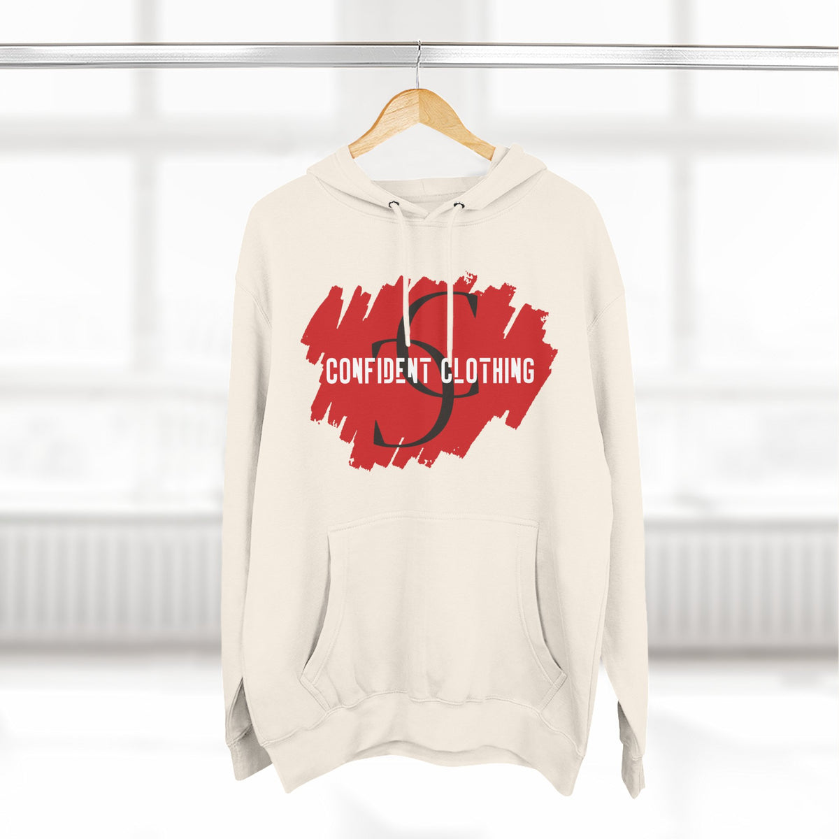 1.6 Confident Clothing Graphic Fleece Hoodie