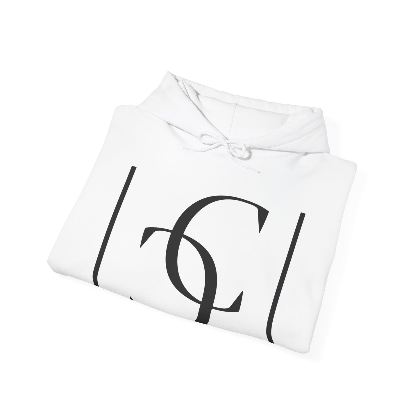 cc (Unisex) multi-color Confident Clothing (ELITE) Luxury Hooded Sweatshirt (black logo)