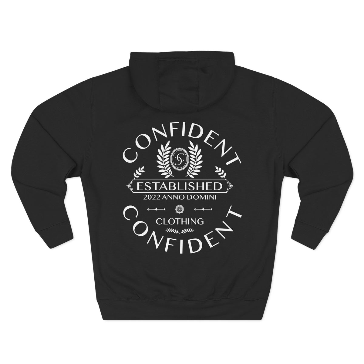 1.3 Confident Clothing Casual Graphic Fleece Hoodie