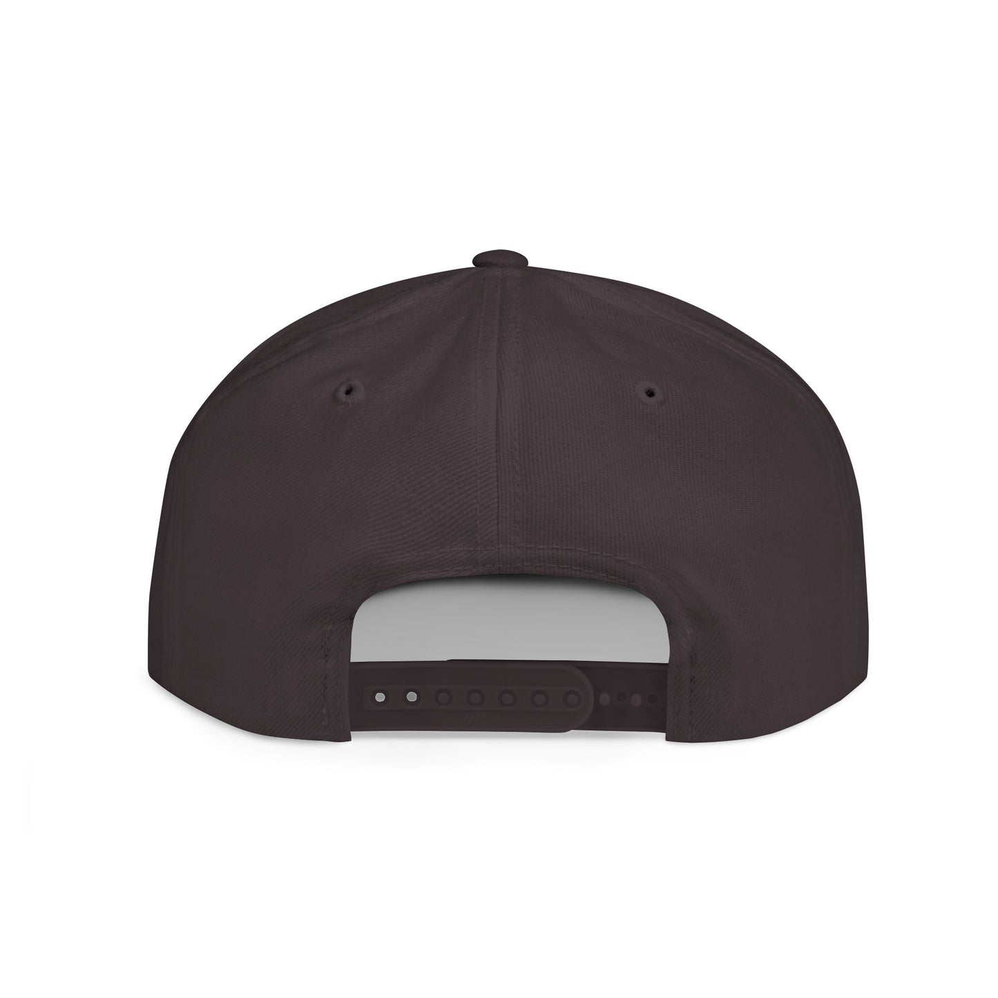 (hats) Confident Clothing Flat Bill Snapback (scc black logo)