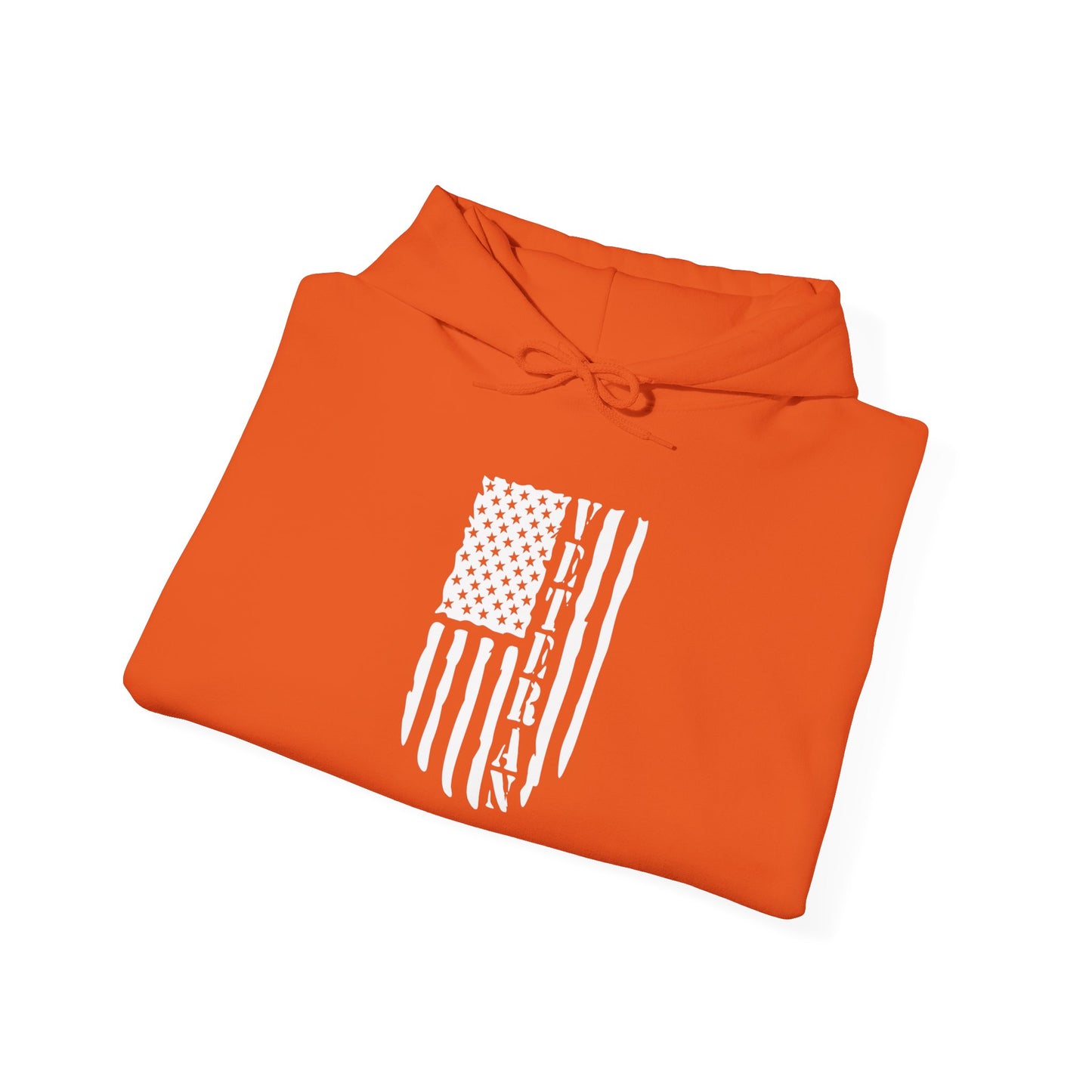 Veteran Black Hoodie (white logo)