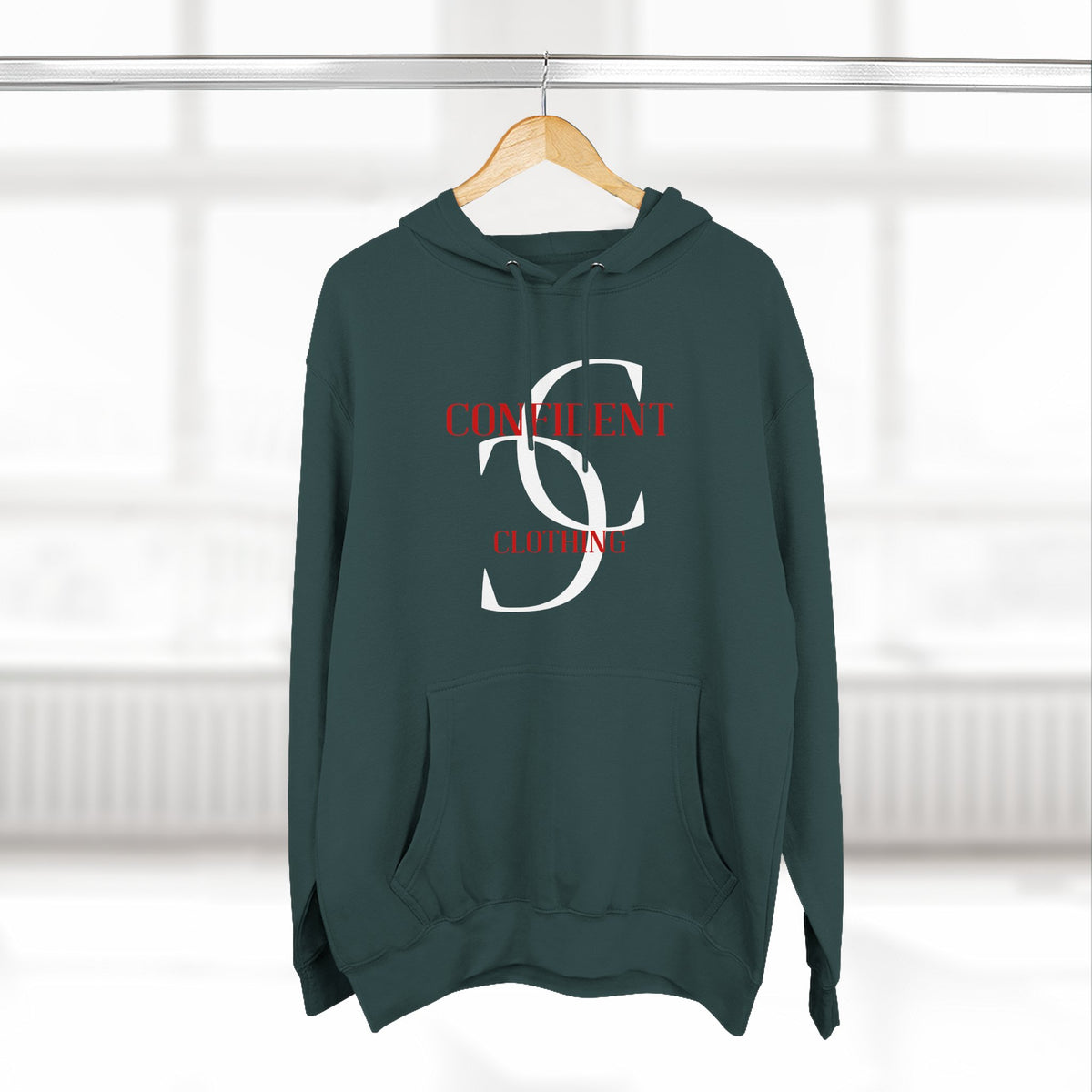0.5 Confident Clothing Big Face Fleece Hoodie