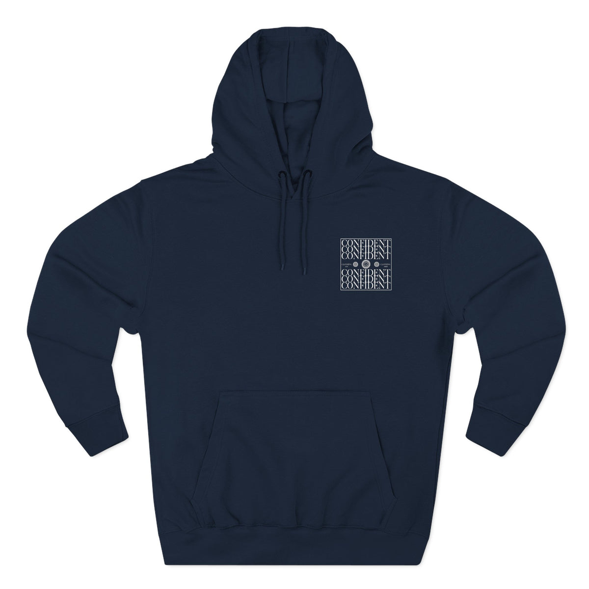 0.9 Confident Clothing Graphic Fleece Hoodie