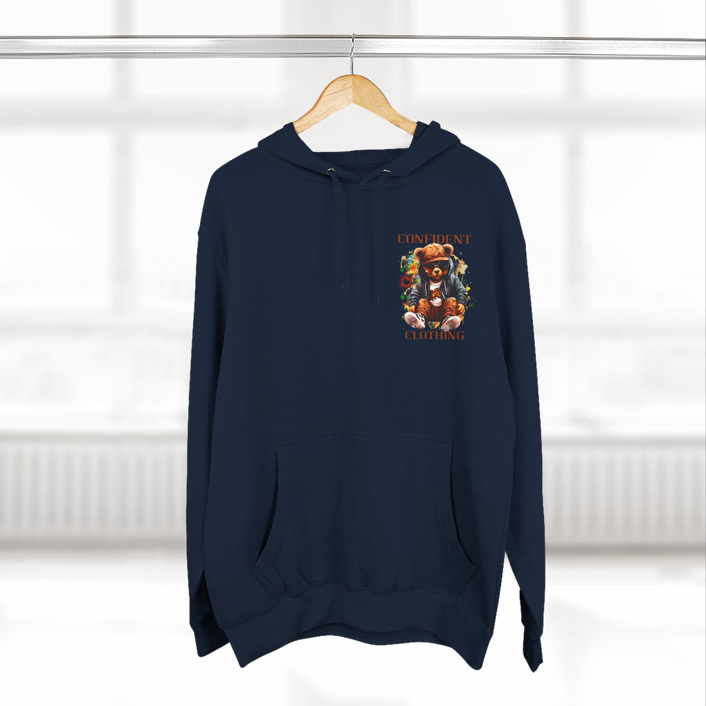 0.4 Confident Clothing Cool Bear Graphic Hoodie