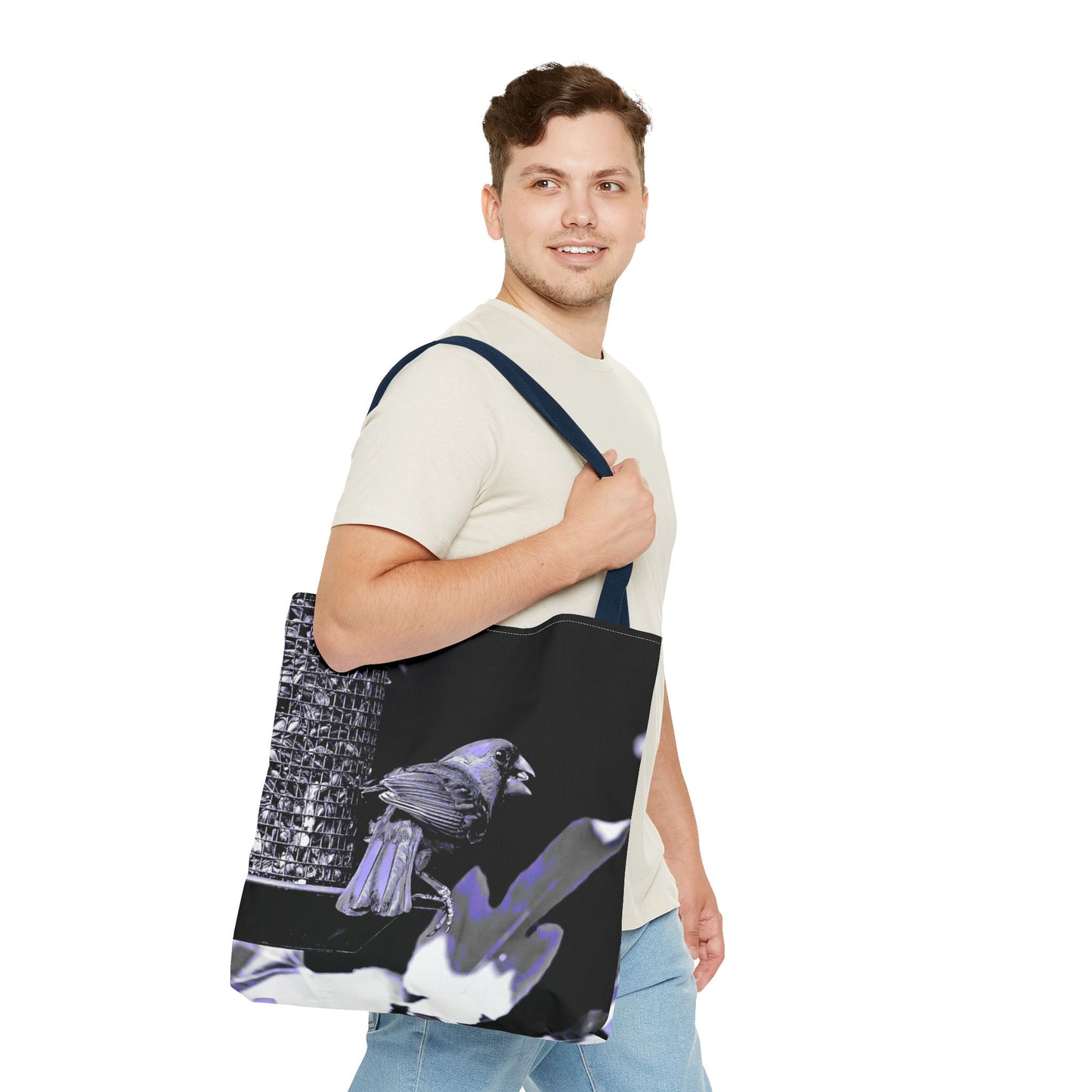 Sunflower seed Bird Tote Bag