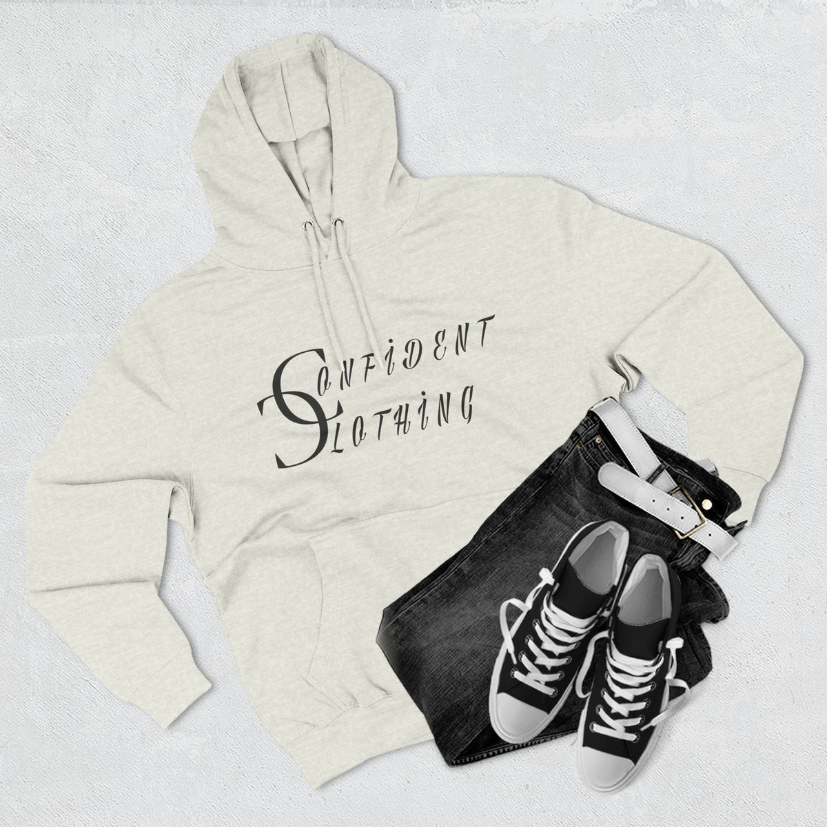 0.3 Confident Slaying Inspirational Fleece Hoodie