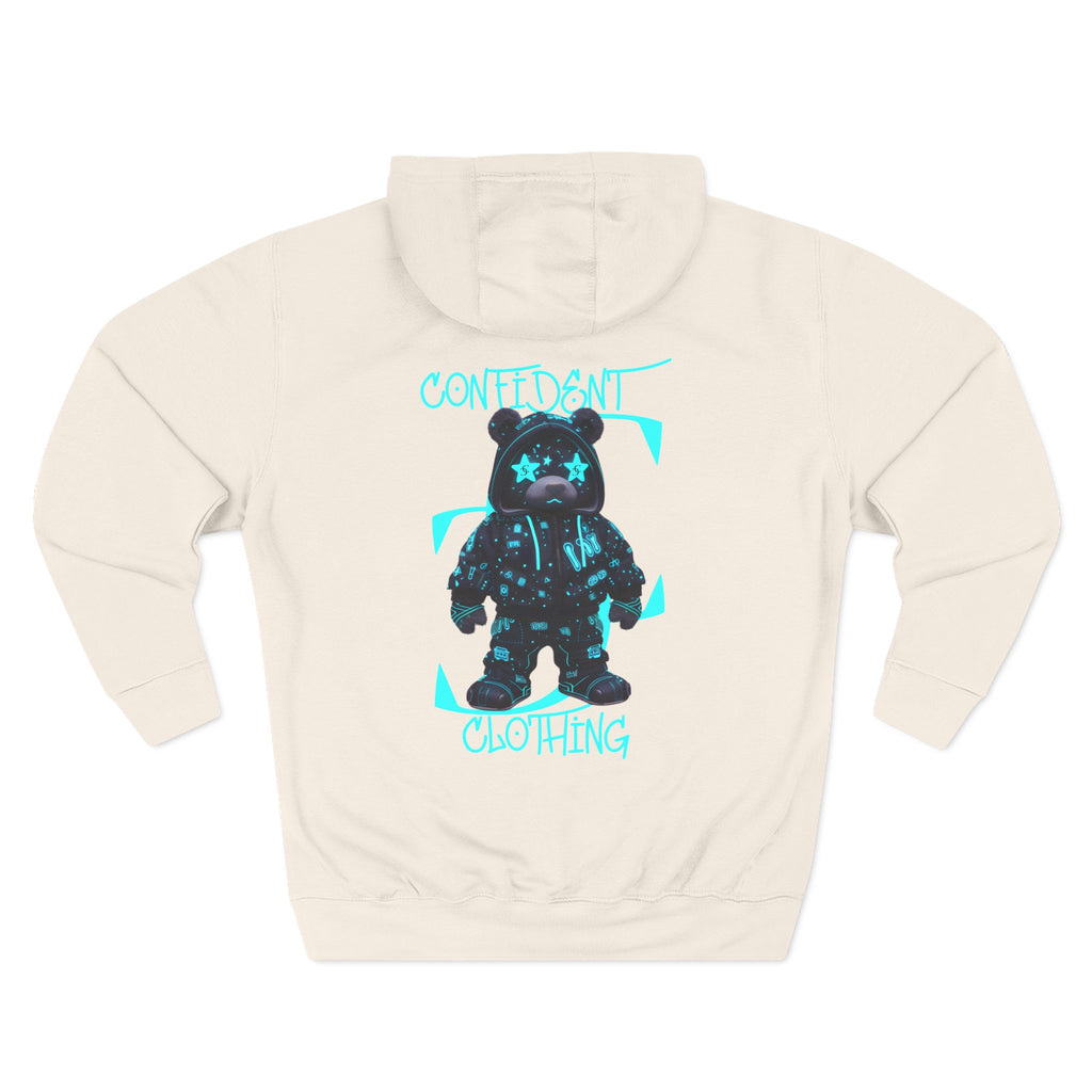0.12 Confident Clothing Superstar Bear Graphic Fleece Hoodie