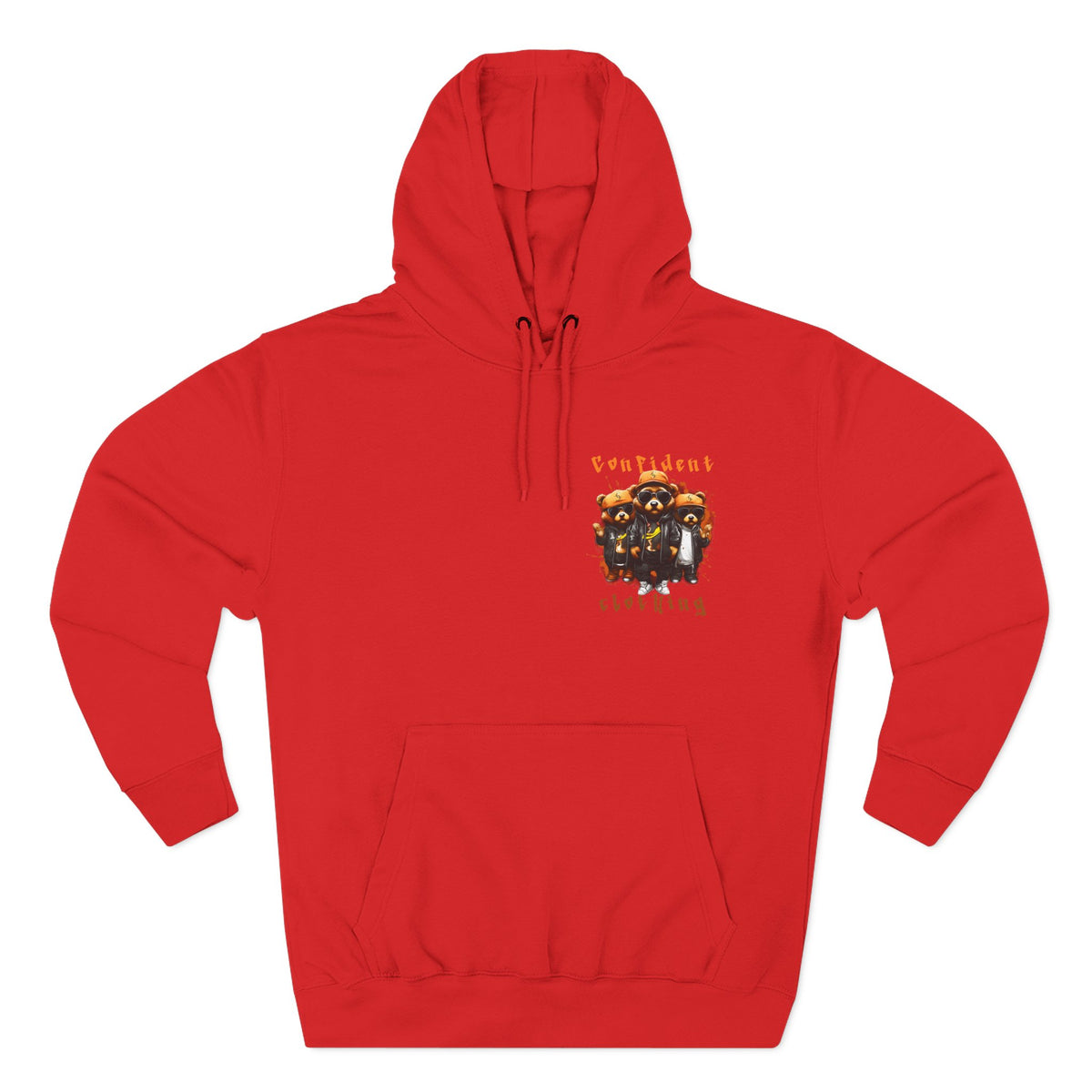 Confident Clothing Raccoon Crew Fleece Hoodie