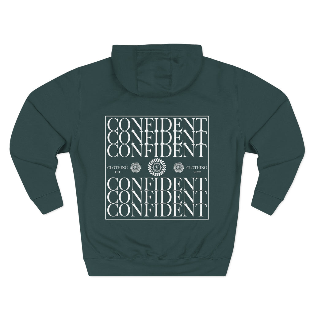 0.9 Confident Clothing Graphic Fleece Hoodie