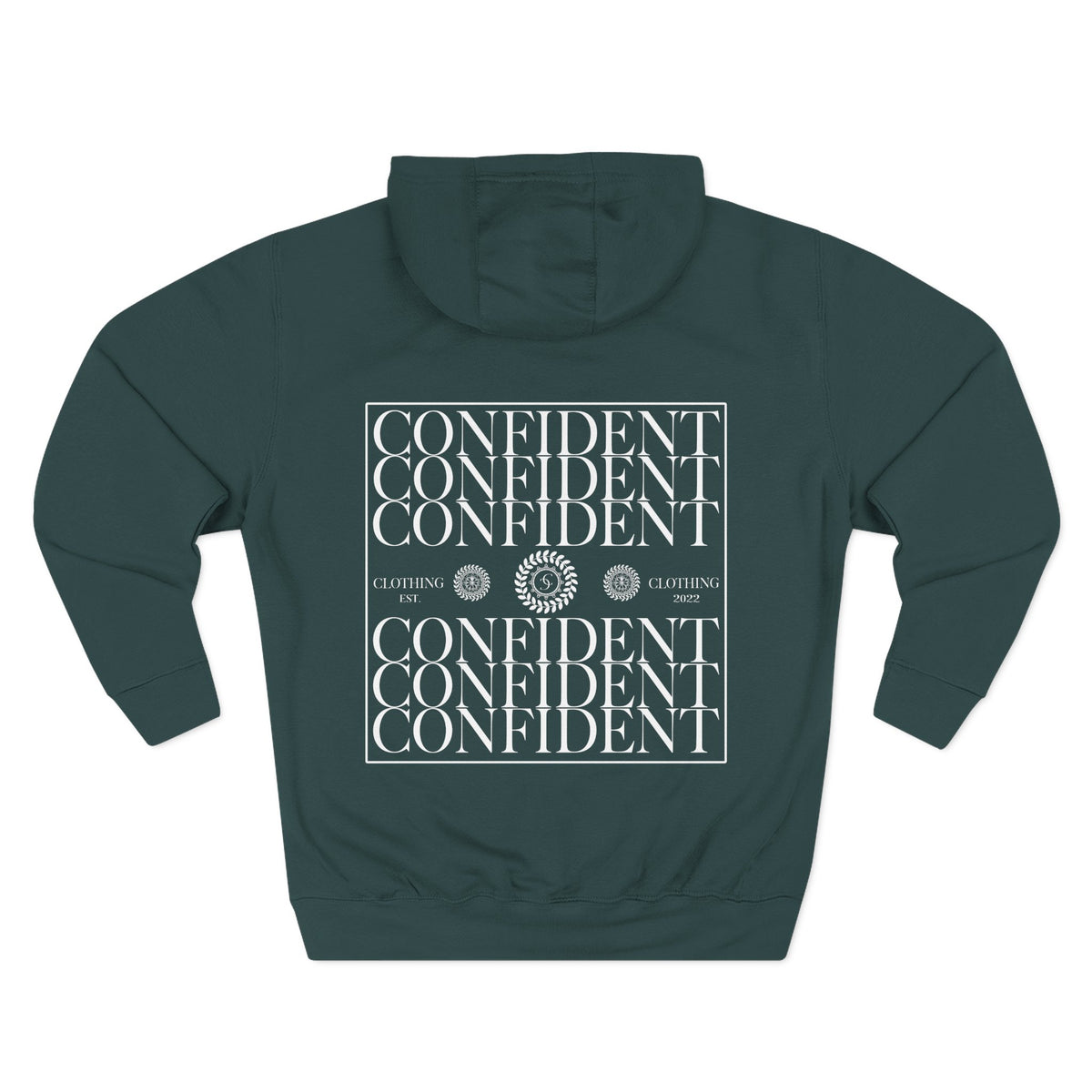 0.9 Confident Clothing Graphic Fleece Hoodie