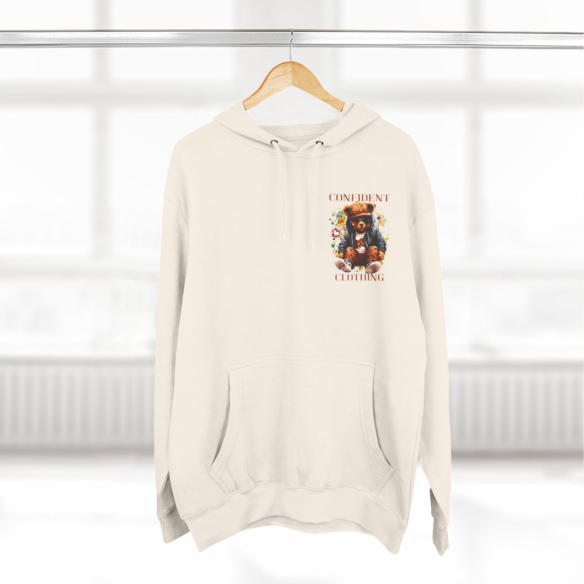 0.4 Confident Clothing Cool Bear Graphic Hoodie