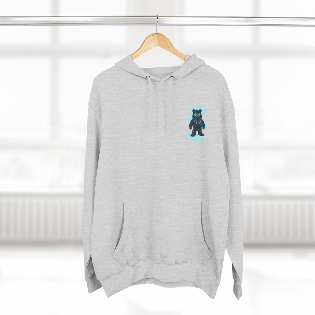 0.12 Confident Clothing Superstar Bear Graphic Fleece Hoodie