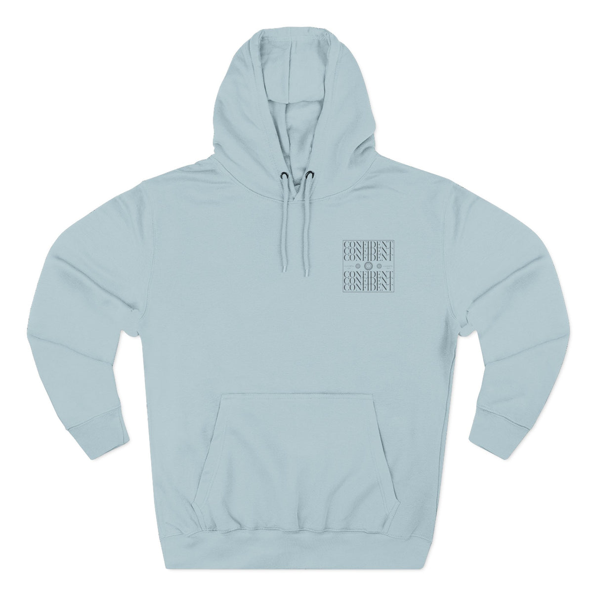 0.9 Confident Clothing Graphic Fleece Hoodie