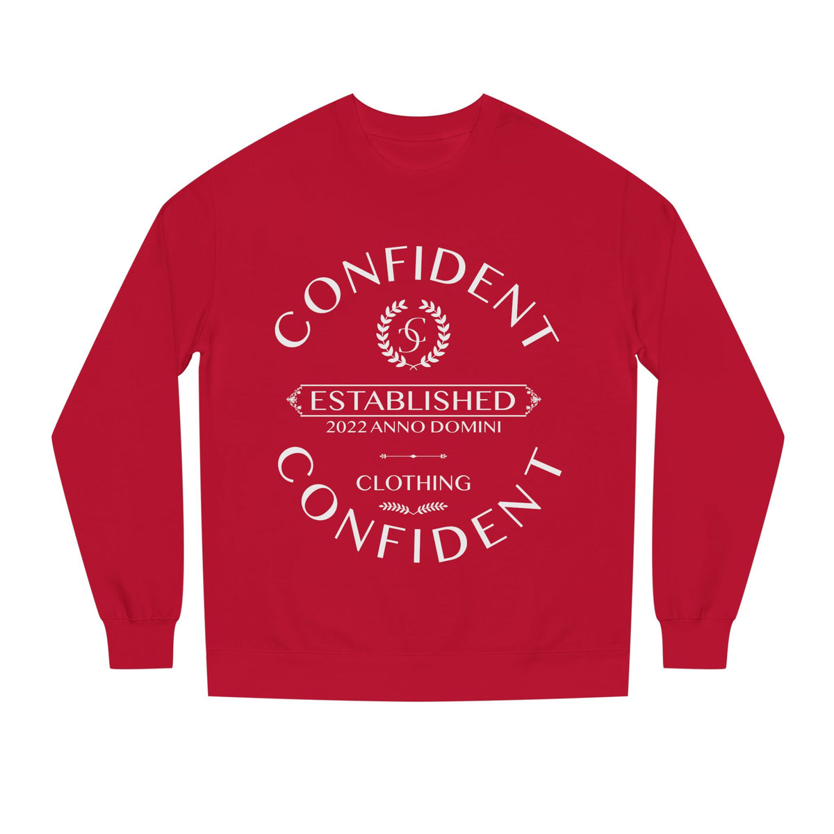 0.1 Confident Clothing Unisex Crew Neck Sweatshirt