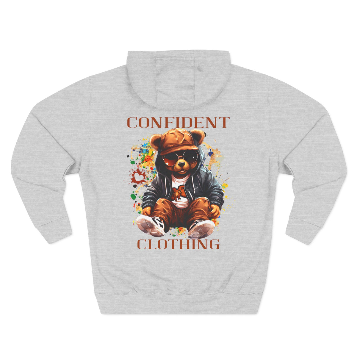 0.4 Confident Clothing Cool Bear Graphic Hoodie
