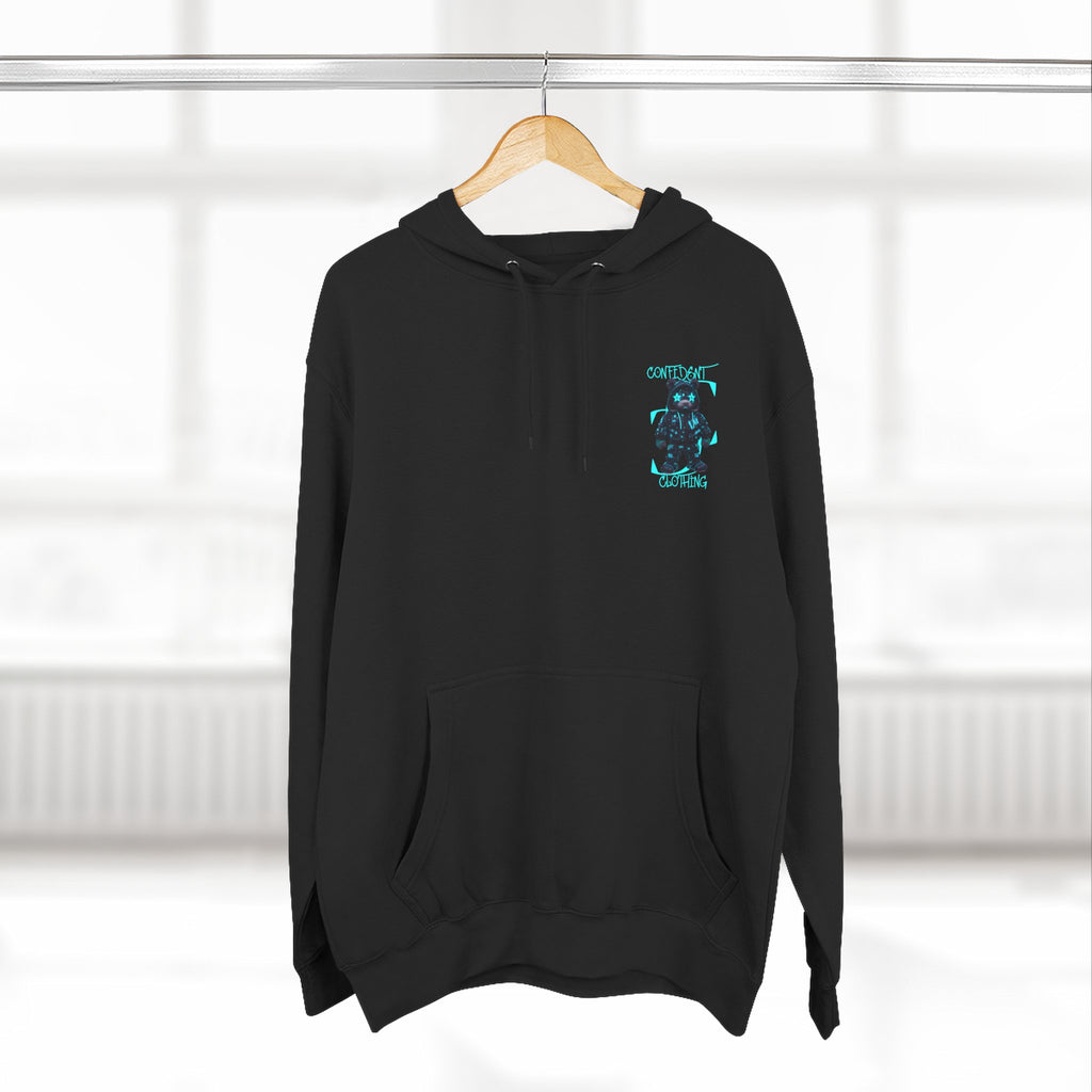 0.12 Confident Clothing Superstar Bear Graphic Fleece Hoodie