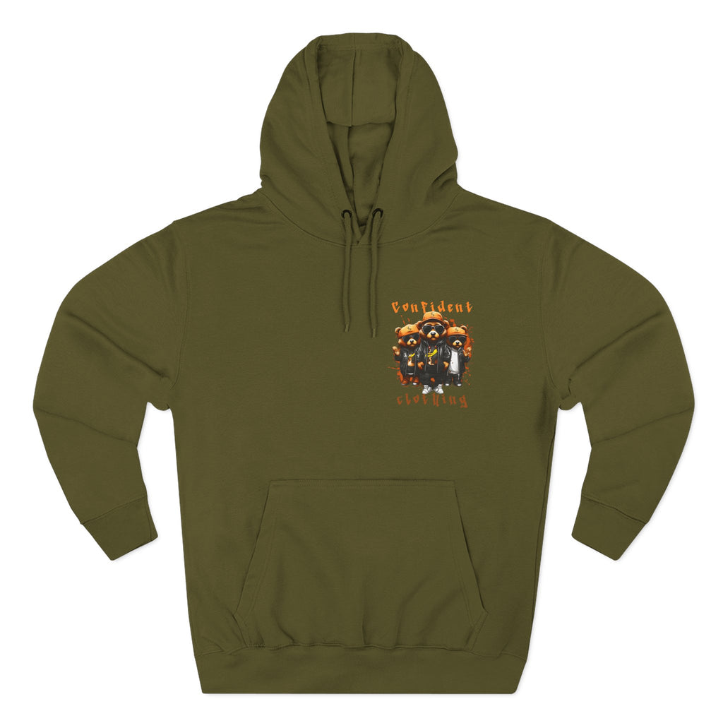Confident Clothing Raccoon Crew Fleece Hoodie