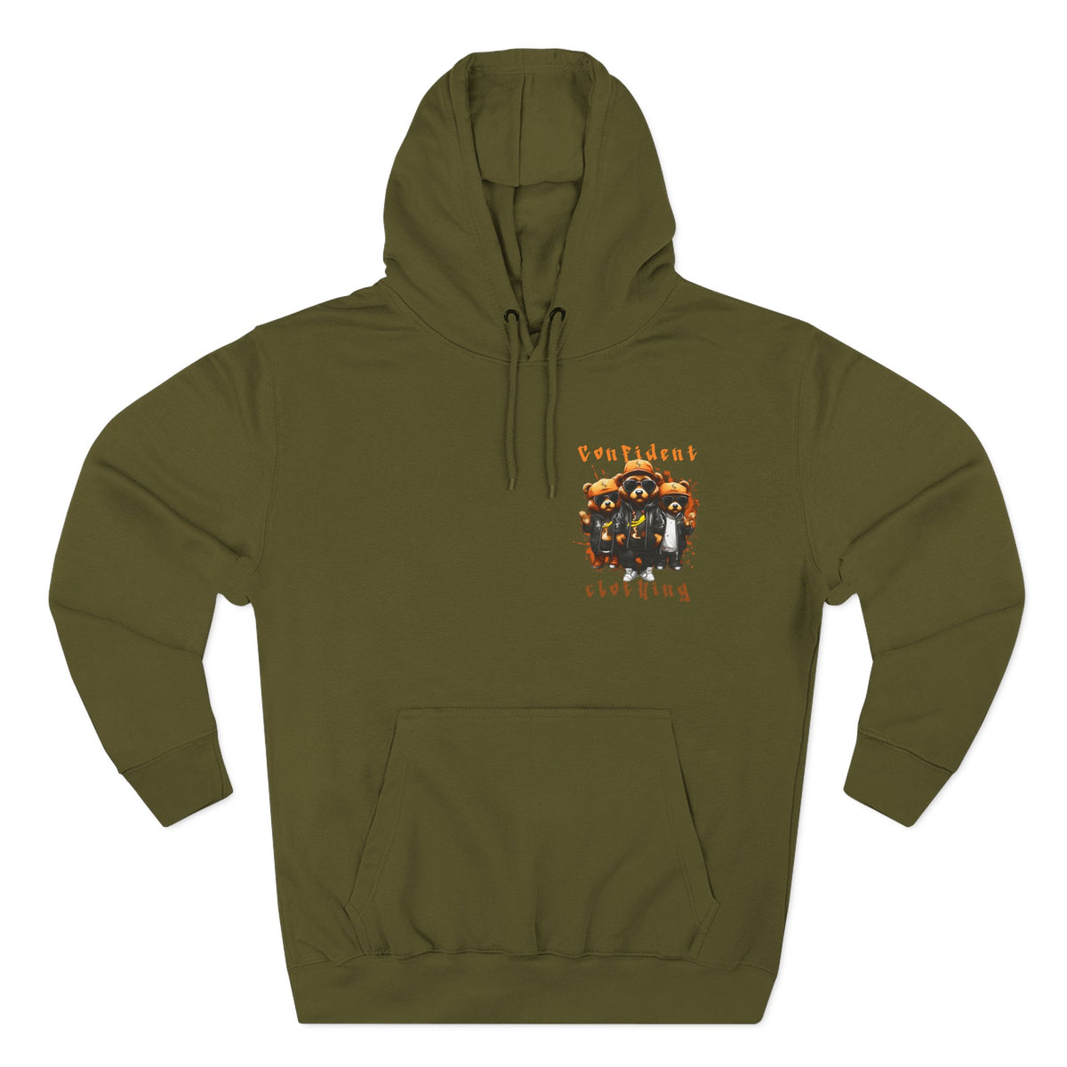Confident Clothing Raccoon Crew Fleece Hoodie