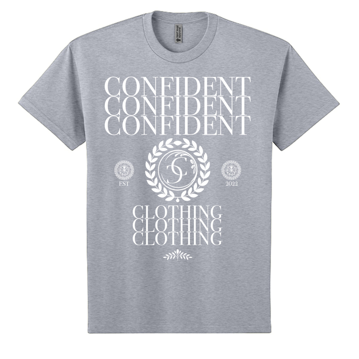 Heather Grey - 7200 - FRONT