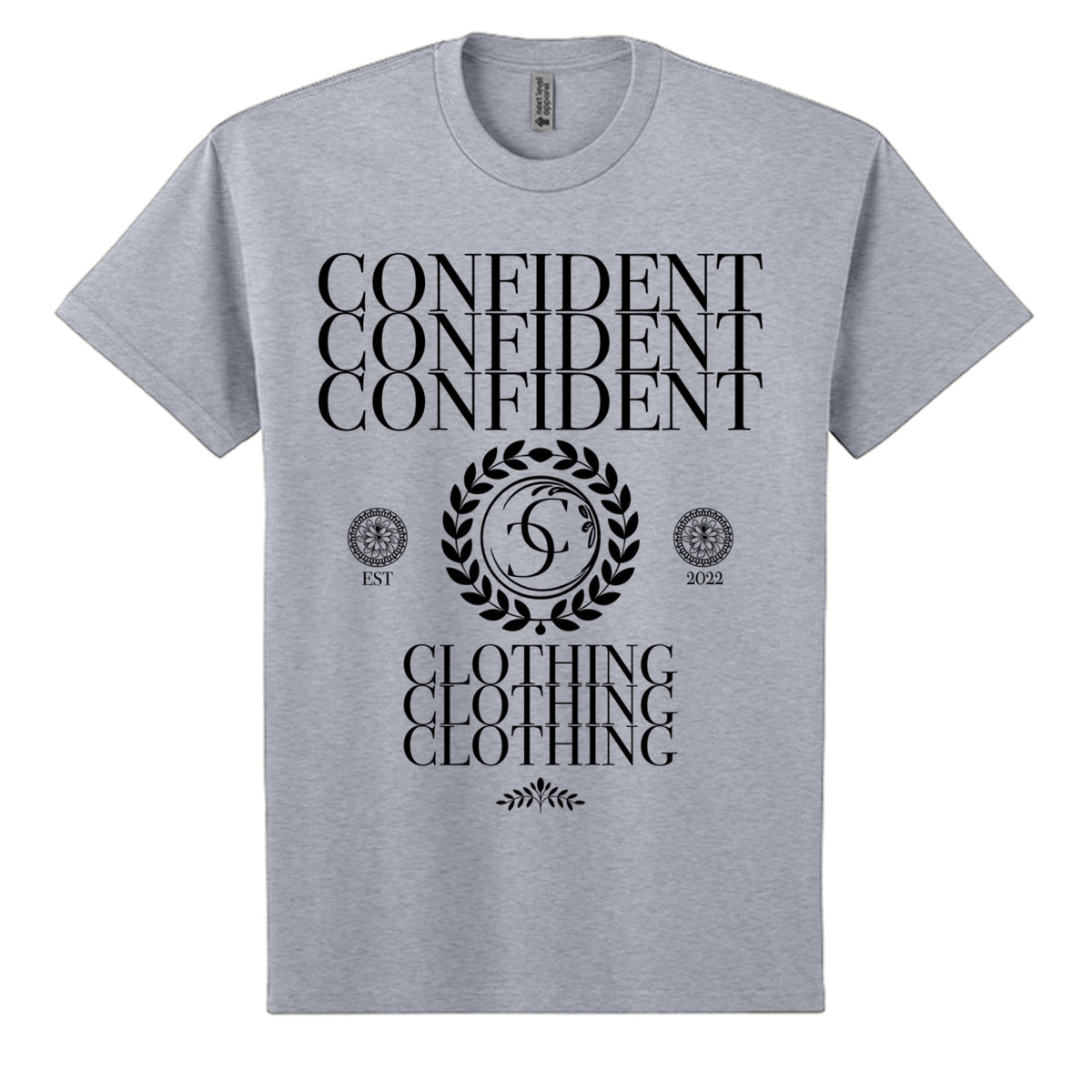 Heather Grey - 7200 - FRONT